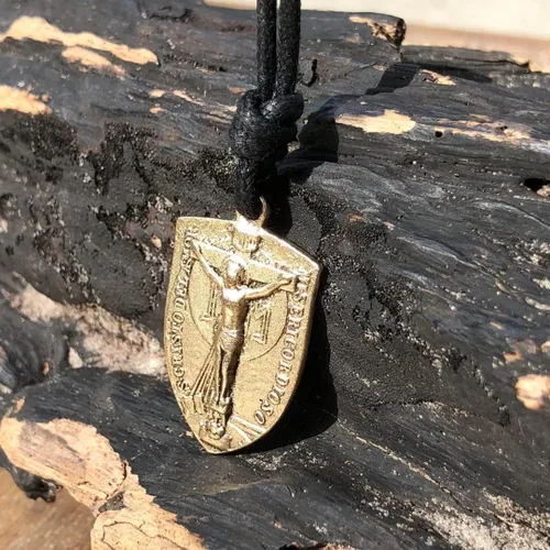 Miniatura 4 de Collar de oro con crucifijo de la Virgen María Jesús – Medalla de los Milagros de Mujer, Medalla de Plata para Hombres, Joyería Religiosa, Regalos