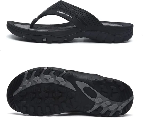 Miniatura 2 de Chanclas para hombre, sandalias de tanga duraderas y cómodas para la playa