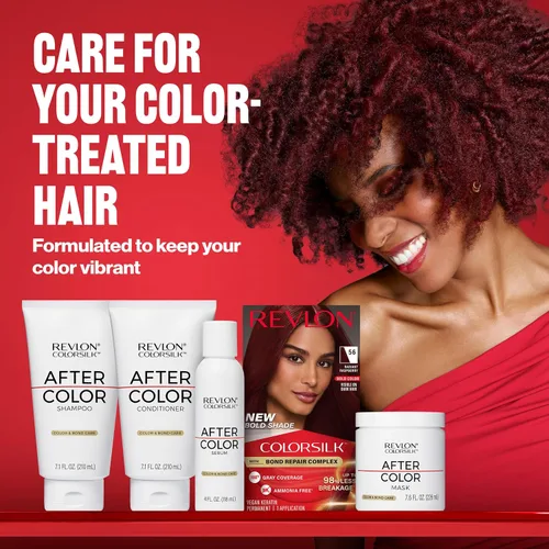 Miniatura 8 de Revlon ColorSilk con complejo de reparación de enlaces, color de cabello permanente negro, 100% cobertura de canas, tinte para cabello sin amoníaco