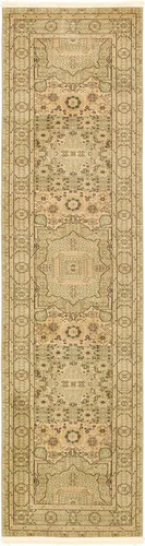 Miniatura 26 de Unique Loom Palace Collection - Alfombra rectangular (2 pies 2 pulgadas x 3 pies 1 pulgada, verde claro/marrón)