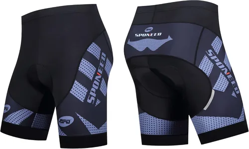 Miniatura 35 de sponeed Pantalones cortos de ciclismo para hombre, pantalones acolchados para ciclismo, ropa de ciclismo