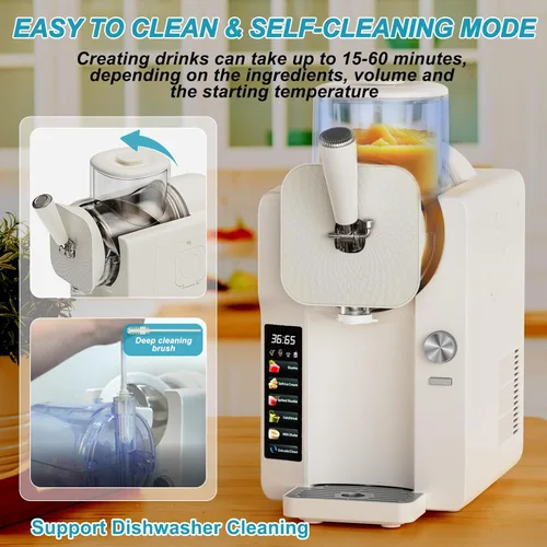 Miniatura 7 de Máquina para hacer helados, máquina de helado suave y máquina de granizado para el hogar, hace helado, yogur congelado, gelato, batidos