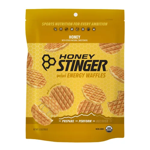 Miniatura 10 de Honey Stinger Gofre de Mantequilla de Maní Orgánica, Stroopwafel Energético para Ejercicio, Resistencia y Rendimiento, Nutrición Deportiva