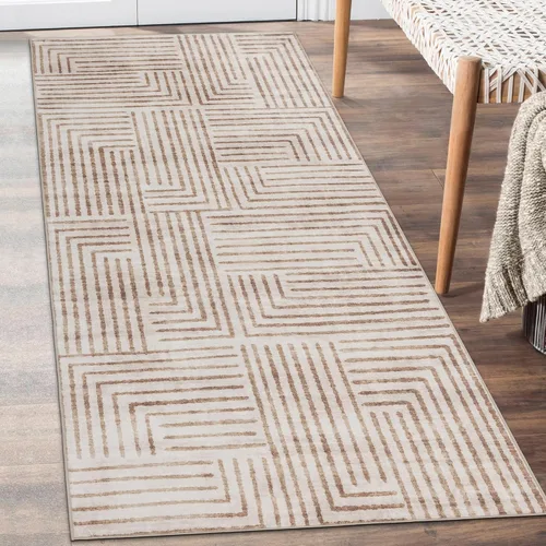 Miniatura 20 de ReaLife Rugs Alfombra Pasillo Lavable a Máquina - Sala de Estar Dormitorio Baño Cocina Entrada Oficina - Acolchada Pelo Bajo Resistente a Manchas