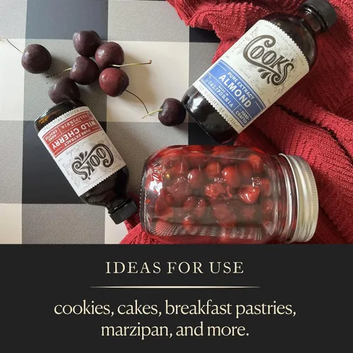 Miniatura 5 de Cook's, Extracto de almendra pura para hornear, cocinar y mezclología, extracto aromatizante de almendra libre de alérgenos, 4 onzas