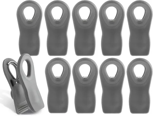 Miniatura 46 de COOK WITH COLOR Clips para bolsas de chips con imán para almacenamiento de alimentos con agarre hermético para bolsas de pan, bolsas de aperitivos