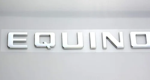 Miniatura 4 de 2 emblemas de letras de equinoccio 3D de repuesto para equinoccio (cromado)