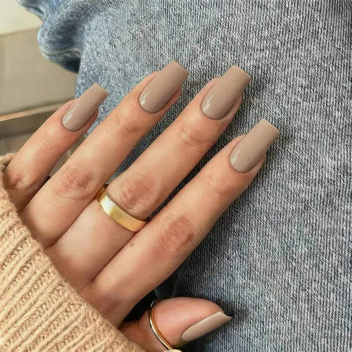 Miniatura 17 de KQueenest Uñas postizas largas a presión con diseño de ojo de gato, cuadradas, medianas, color rojo oscuro con purpurina, ataúd, uñas acrílicas a