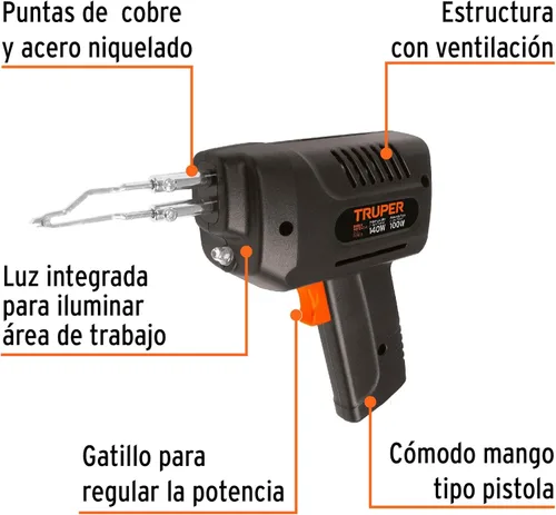 Miniatura 2 de Truper Pistola de soldadura #CAU-140