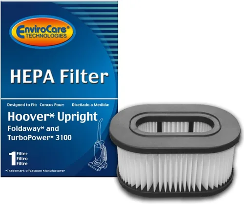 EnviroCare Filtro HEPA de repuesto para aspiradora diseñado para adaptarse a los montantes Hoover plegables y turbopower
