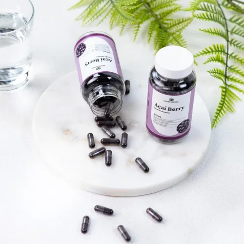 Miniatura 4 de Nature Restore Suplemento orgánico de bayas de acai, liofilizado, 90 cápsulas de bayas de acai, sin OMG, sin gluten, vegano
