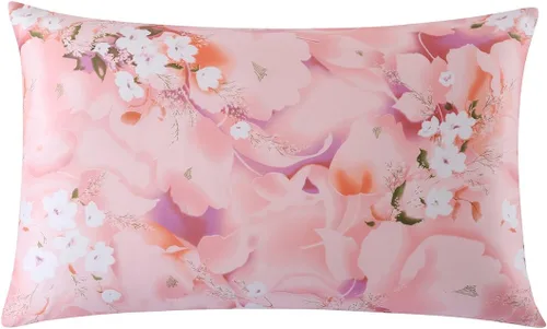 Miniatura 17 de SLPBABY - Funda para almohada de seda para el cuidado del cabello y la piel con estampado y cremallera oculta