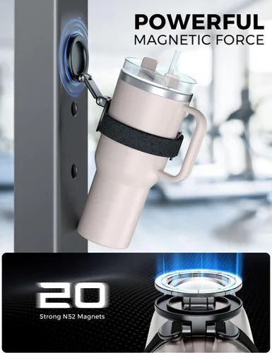 Miniatura 3 de eSamcore Stanley Cup Soporte magnético para teléfono Magsafe, accesorios plegables para botellas de agua, soporte de teléfono móvil para iPhone