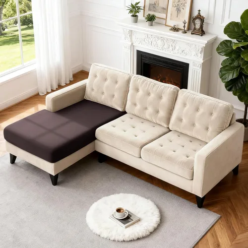 Miniatura 55 de TAOCOCO Fundas de Cojines de Sofá Elásticas Fundas de Asiento de Silla para Sillón, Fundas de Asiento de Sofá de 1 Pieza Protector de Muebles Suave
