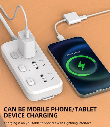 Miniatura 7 de Divisor Lightning a 0.138 in (paquete de 3) Adaptador AUX para iPhone para cable de auriculares, dongle Apple MFI certificado cable de carga