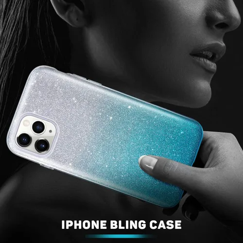 Miniatura 6 de MATEPROX Funda protectora compatible con iPhone 11 Pro Max, bonita funda protectora Bling Sparkle para iPhone 11 Pro Max de 6.5 pulgadas