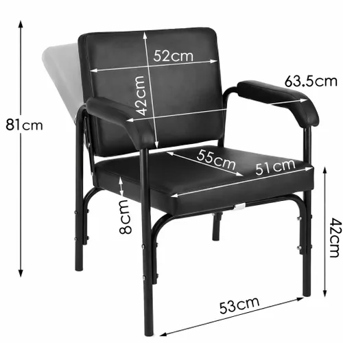 Miniatura 3 de Artist hand Silla de champú para salón Reclinng Silla de salón Silla de peluquero estilista Auto reclinables Sillas reclinables Champú Spa Equipo