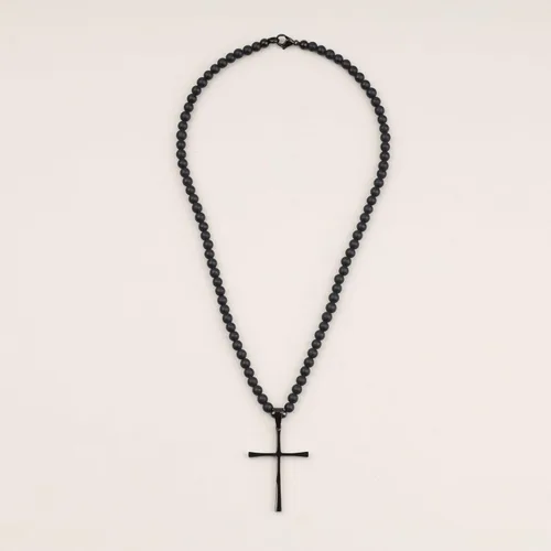 Miniatura 3 de COAI Collar con colgante de cuentas de piedra de ónix para hombre