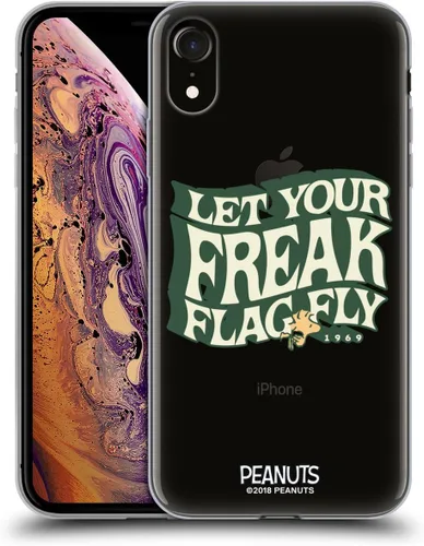 Miniatura 127 de Head Case Designs Funda de gel Woodstock 50th con licencia oficial de Peanuts Snoopy Guitar 1969 [protección de grado militar] compatible con Apple