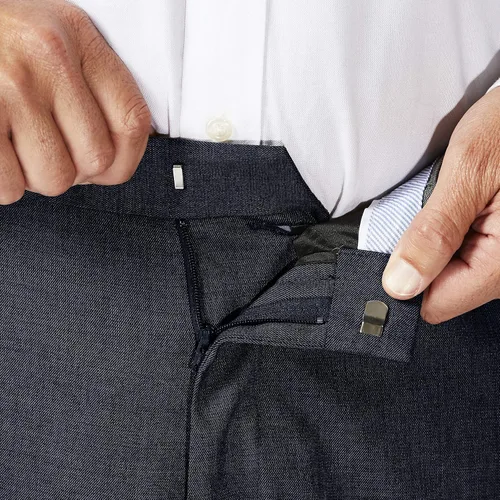 Miniatura 4 de J.M. Haggar Men's Classic Fit Flat Front Dress Pant-Regular and Big & Tall Sizes