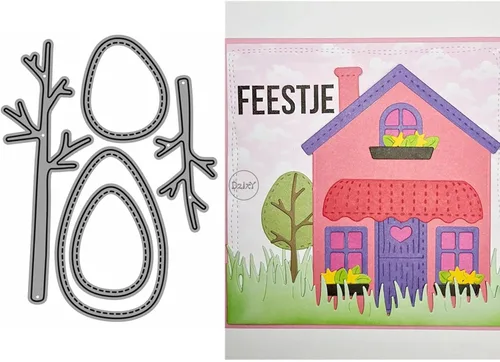 Miniatura 13 de DzIxY Troqueles de corte de metal de seis pétalos, flores, para hacer tarjetas, papel de gofrado, juegos de troqueles, álbum, plantillas