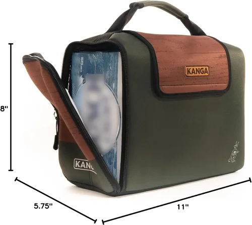 Miniatura 10 de Kanga Kanga Kase Mate - Bolsa térmica aislada - Bolsa térmica suave - Enfriador de bebidas para latas de cerveza y seltzer - Aislamiento y Woody