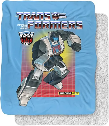 Miniatura 7 de Transformers Bumblebee Silky Touch Sherpa Back Manta súper suave