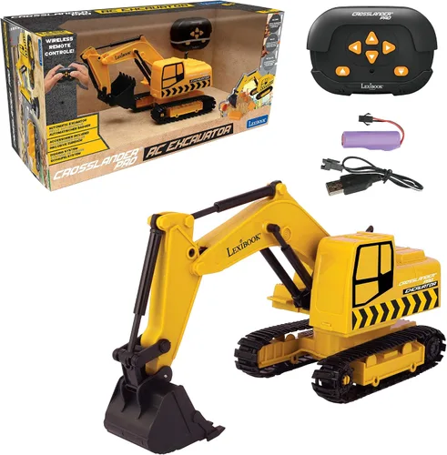 Miniatura 10 de LEXiBOOK, Crosslander® pro Mezclador de hormigón RC, mezclador de camión con control remoto, efectos de luz, tanque giratorio de 360°, recargable
