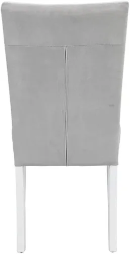 Miniatura 6 de ACME - Juego de 2 sillas auxiliares en acabado blanco y gris