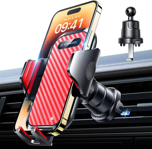 Miniatura 10 de VANMASS Los mejores soportes para teléfono de su coche Soporte para teléfono de coche de grado militar definitivo【Certificados de patente