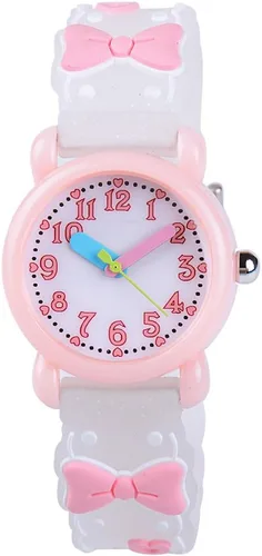 Venhoo Kids Watches 3D Cute Cartoon Waterproof Silicone Children Toddler Wrist Watches Time Teacher Gifts for 3-10 Ages Girls Boys Little Child