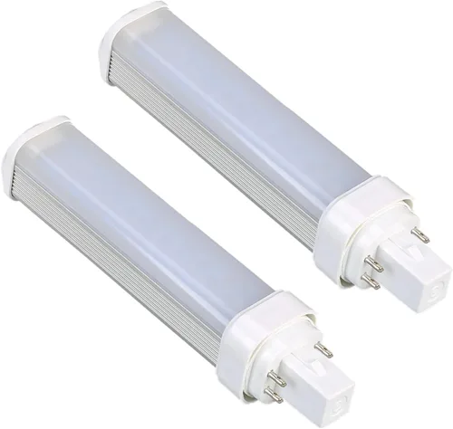 Miniatura 7 de SATZOL Bombilla LED G24q de 7 W, blanco cálido 3000K PLC-13W 4 pines G24q-1 de repuesto de bombilla fluorescente compacta, paquete de balasto