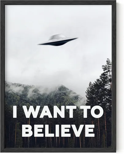 Miniatura 9 de HAUS AND HUES Trippy - Póster de alienígena - Decoración de habitación extraterrestre genial, póster psicodélico, arte de pared de alienígena