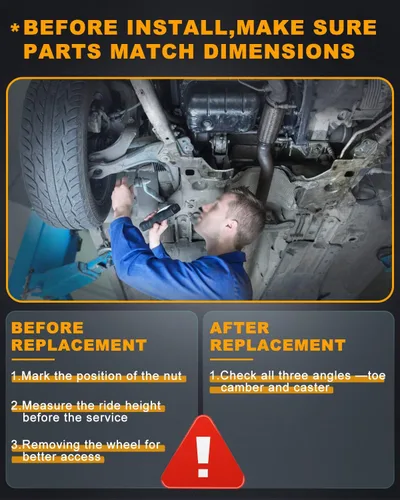 Miniatura 7 de Juego de 4 piezas de suspensión delantera para Chrysler 200