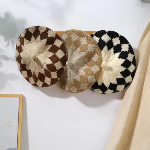 Miniatura 5 de Gorros de boina de perlas para bebés y niñas, sombreros de lana para fiesta de bebé, sombreros de primavera y verano, accesorios para bebés de 2 a 6