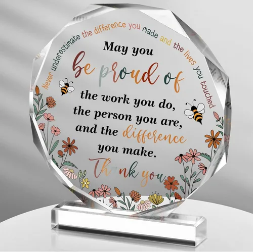 Miniatura 10 de Yinder Apreciado regalo de agradecimiento para mujeres, maestra, compañera de trabajo, oficina, dejar el trabajo, despedida, regalo