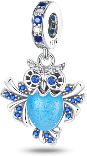 Miniatura 55 de Pandach Dijes colgantes de plata de ley 925 para pulseras y collares, dijes colgantes de Madonna con cuentas de girasol, joyería para mujer
