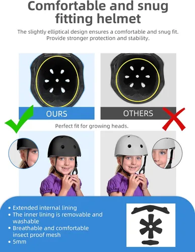 Miniatura 6 de XJD Casco de bicicleta para bebé/bebé de 2 a 8 años de edad, casco de patineta ajustable para niños y niñas