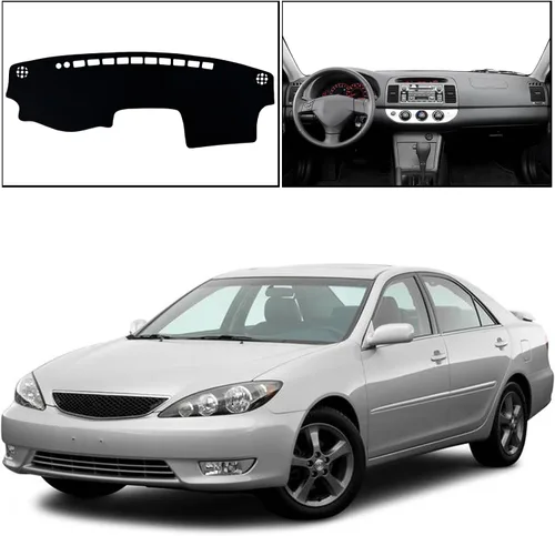 Miniatura 6 de Alfombrilla para Salpicadero Cubierta Interior Protector de Tablero Compatible con Toyota Camry LE XLE SE Sedán 2002 2003 2004 2005 2006 Alfombrilla