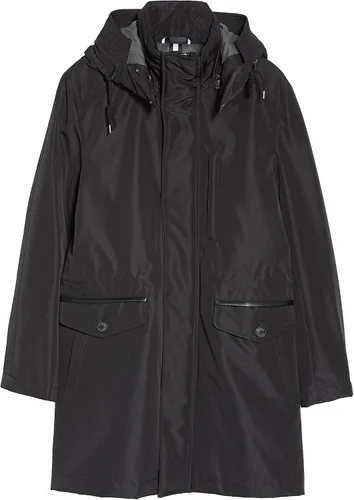 Miniatura 4 de Cole Haan Signature Abrigo de coche de nylon con capucha adjunta para hombre