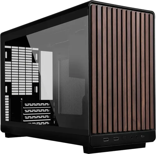Miniatura 3 de Lian Li A3-26.3L Micro Factor de Forma Chasis - Panel Frontal y Lateral de Vidrio Templado de Madera - Soporta AIO de 360mm-Diseño Modular