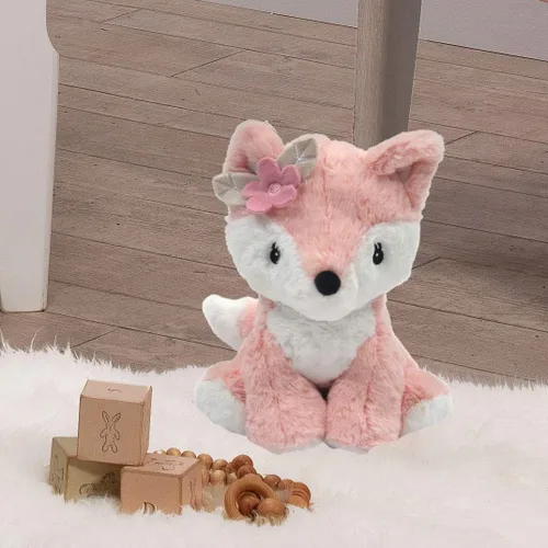 Miniatura 5 de Lambs & Ivy Árbol de la Amistad de Felpa Rosa Zorro de Bosque Juguete de Peluche - Otoño