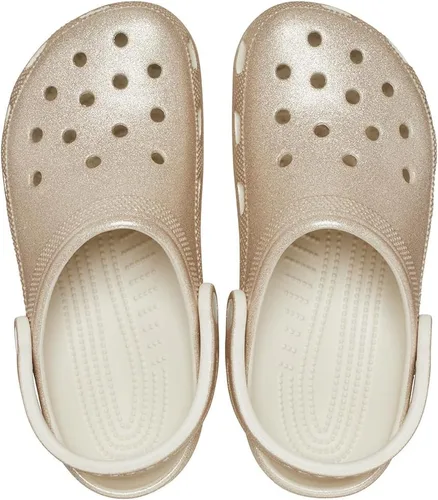 Miniatura 4 de Crocs Classic Clog - Glitter Champagne Glitter Hombres 9, Mujer 11 M