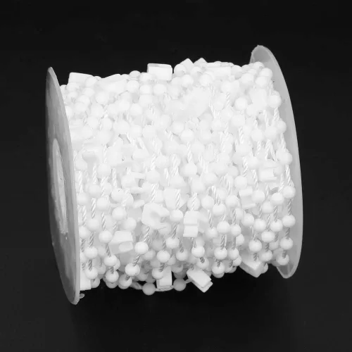 Miniatura 7 de Cadena de eslabones inferior ciega, cordón de cuentas vertical, cordón de cuentas suave y práctico, ajuste para persiana enrollable, fácil de usar