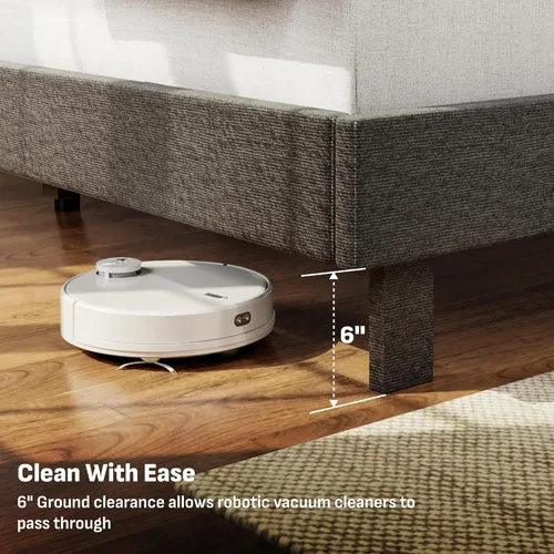 Miniatura 4 de Softa Estructura de cama queen todo en uno ajustable con cabecero tapizado, cama eléctrica con control remoto y motor silencioso, garantía de 10