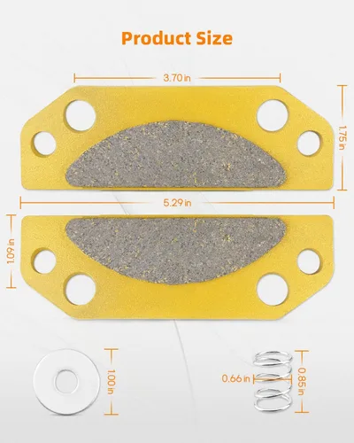 Miniatura 3 de Kit de pastillas de freno de estacionamiento con muelles para Polaris Ranger 500 XP Crew XP 700 800 900 MVRS 800, repuesto 2202413 1910514