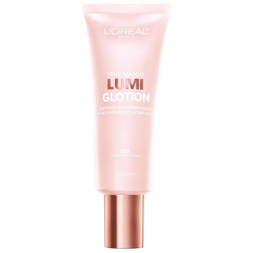 L'Oréal Paris Maquillaje True Match Lumi Glotion, Potenciador de brillo natural, Iluminador resaltador, Gotas bronceadoras para un brillo bañado por