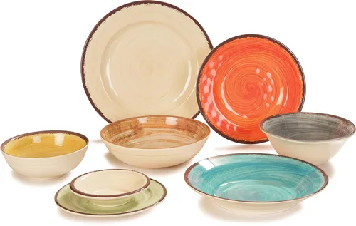 Miniatura 6 de Carlisle FoodService Products Mingle Cuenco de Plástico Reutilizable Cuenco de Cereales con Estilo de Cerámica para Hogar y Restaurante, Melamina