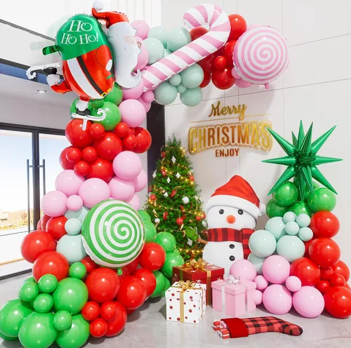 Miniatura 15 de Kit de arco de guirnalda de globos de Halloween, 116 piezas de arco de globos naranja y negro blanco, globos de papel de aluminio con estrella