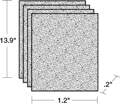 Miniatura 7 de Honeywell HRF-A200 - Filtro de aire para purificador de aire, paquete de 4 – Filtro de aire de alérgenos dirigido a polvo, compuestos orgánicos